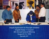 Dogrib Agreement-In-Principle initialled in Gamètì
