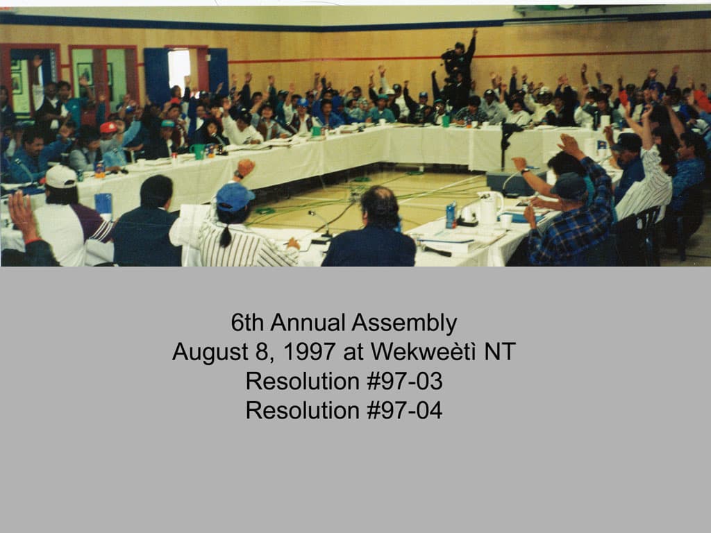 6th Annual Assembly in WekweÃ¨tÃ¬