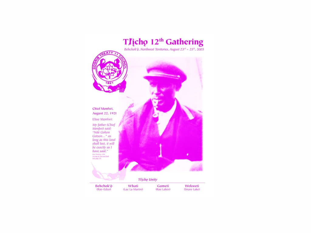 Tłı̨chǫ 12 Gathering